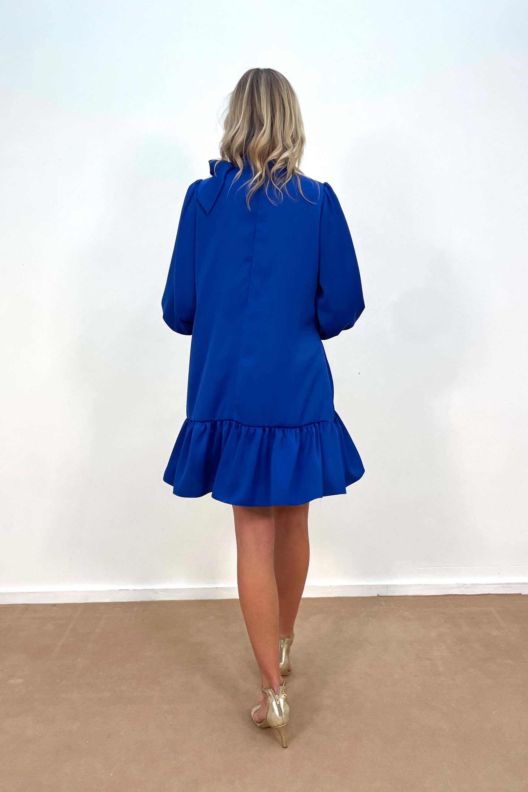 Royal blue loose dress - Linea Raffaelli